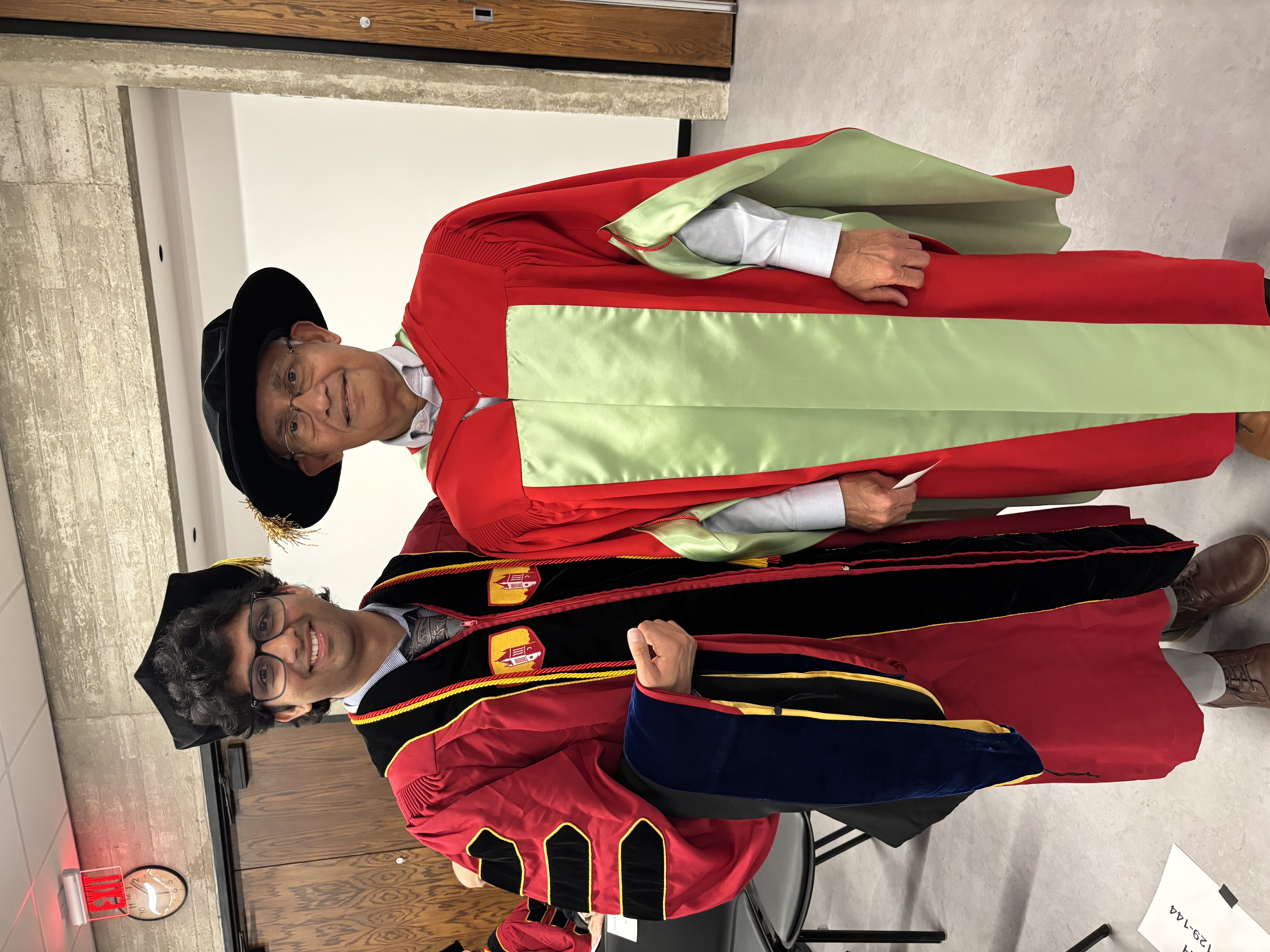 Graduation Ceremony with Dr. Somani
